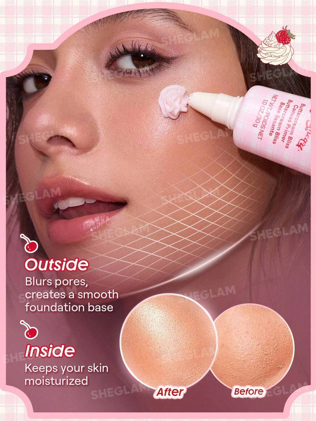 پک کامل آرایشی شیگلم SHEGLAM مدل Sweetheart | ست آرایشی فانتزی صورتی و توتفرنگی