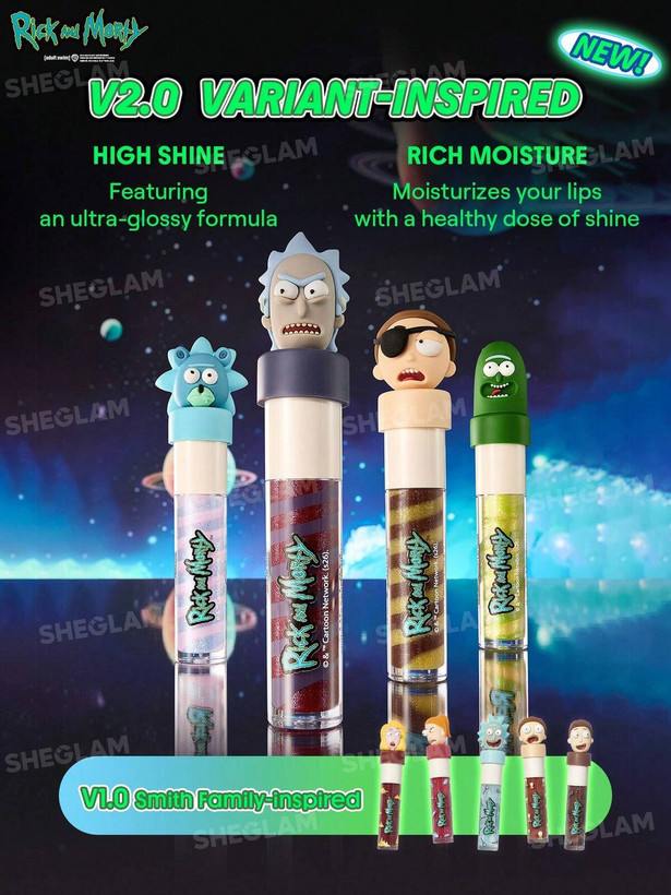 پک کامل آرایشی ریک اند مورتی × شیگلم SHEGLAM 2.0 | Rick and Morty Full Collection Set | کالکشن جدید و کلکسیونی